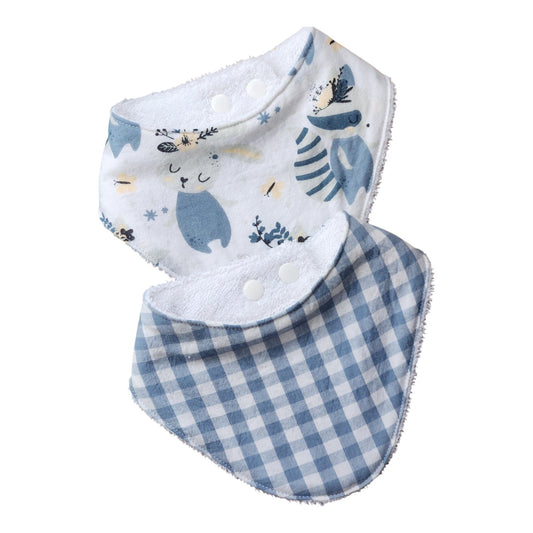 Bib Set 2pk - Handmade by Stitch me Beautiful