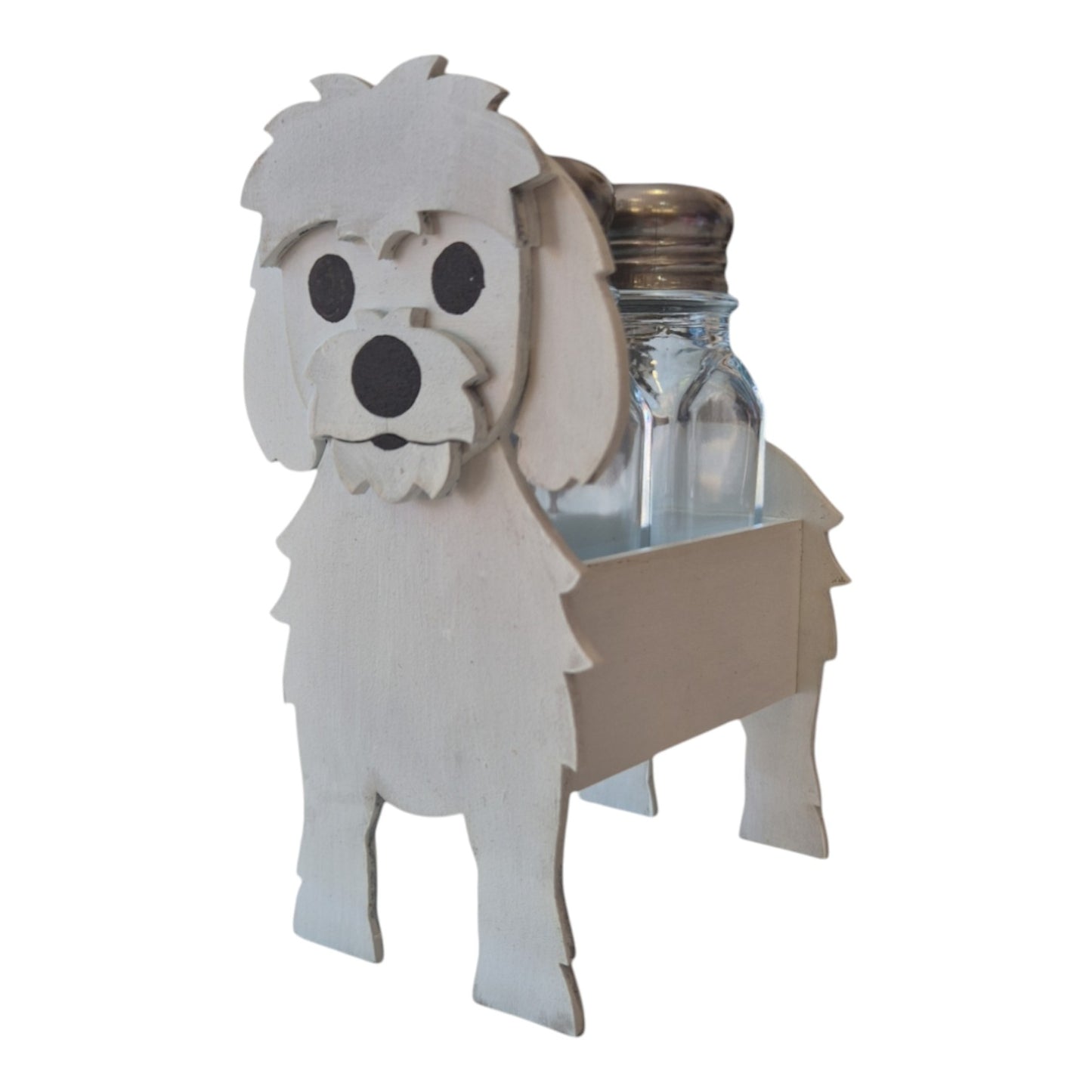 Animal Salt & Pepper Shaker Holder - Handmade by WEMIK Custom Timberworks