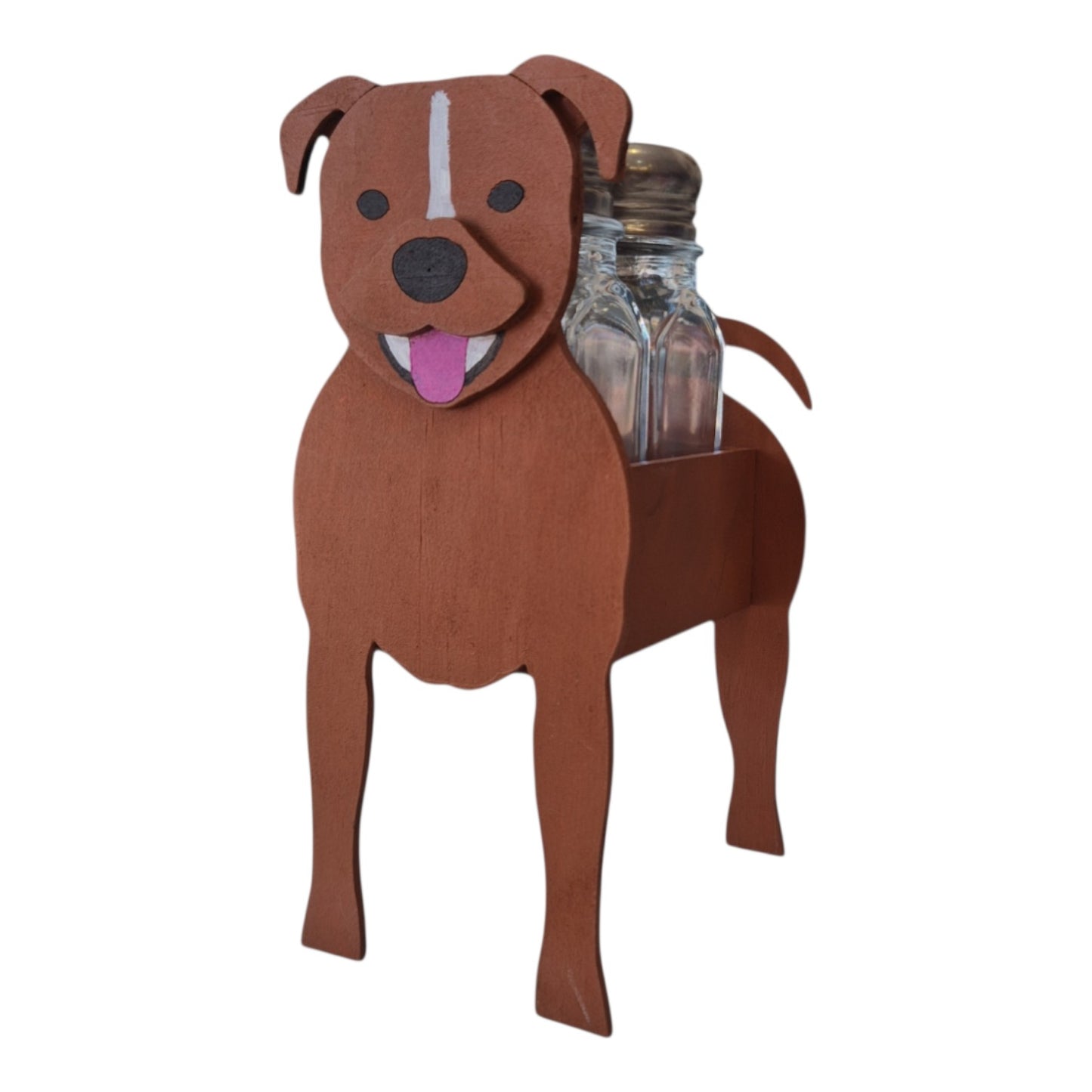 Animal Salt & Pepper Shaker Holder - Handmade by WEMIK Custom Timberworks
